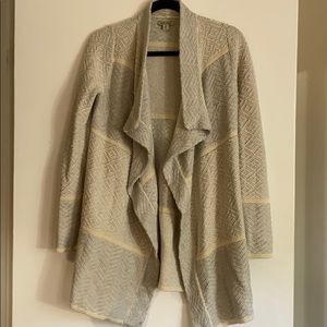 Lucky Brand Open-Front Cardigan with pockets